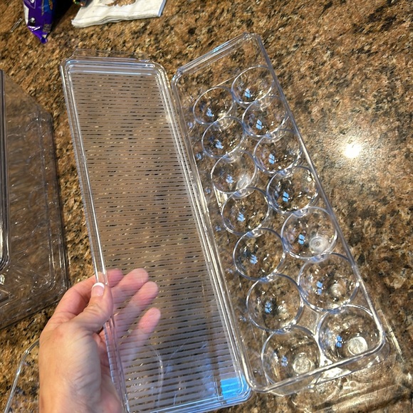 Fridge organizers. 10 pieces total. NEW - Picture 6 of 7